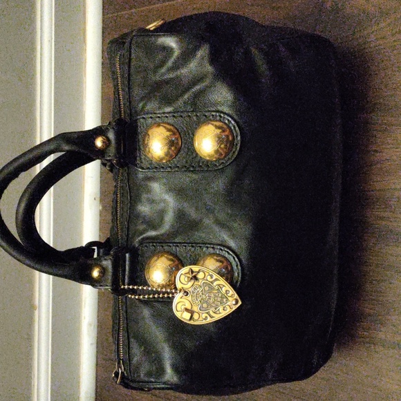 GUCCI "Babouska" Black Leather Boston Bag - Picture 1 of 13